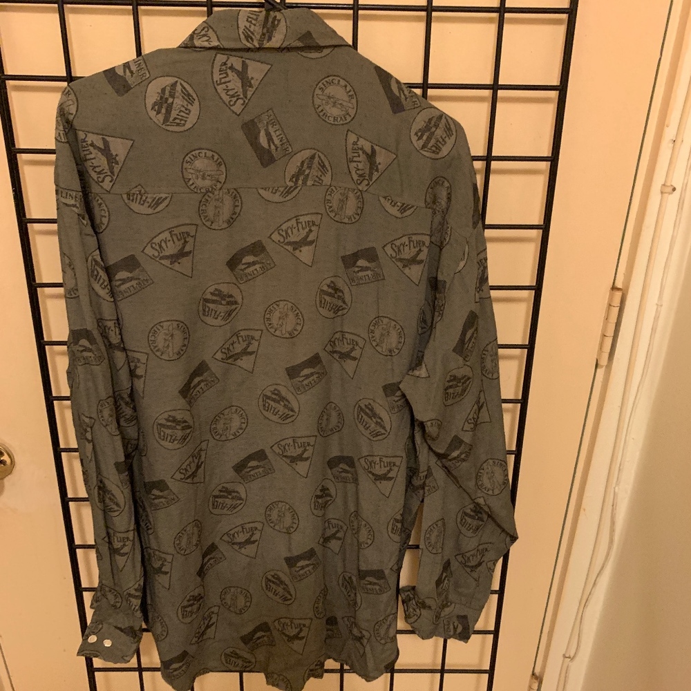 Vintage Hugo Boss Airplane Shirt - Picture 2 of 4